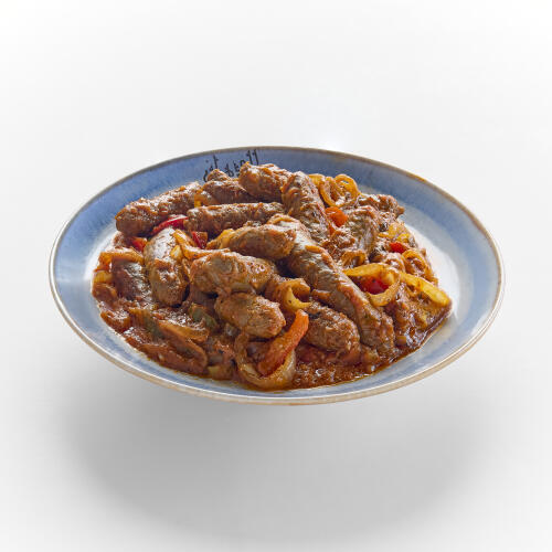 SAUSAGE WITH TOMATO SAUCE